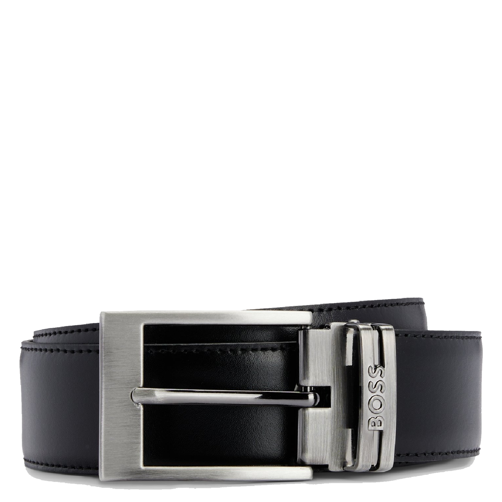Ceinture réversible en cuir| Noir