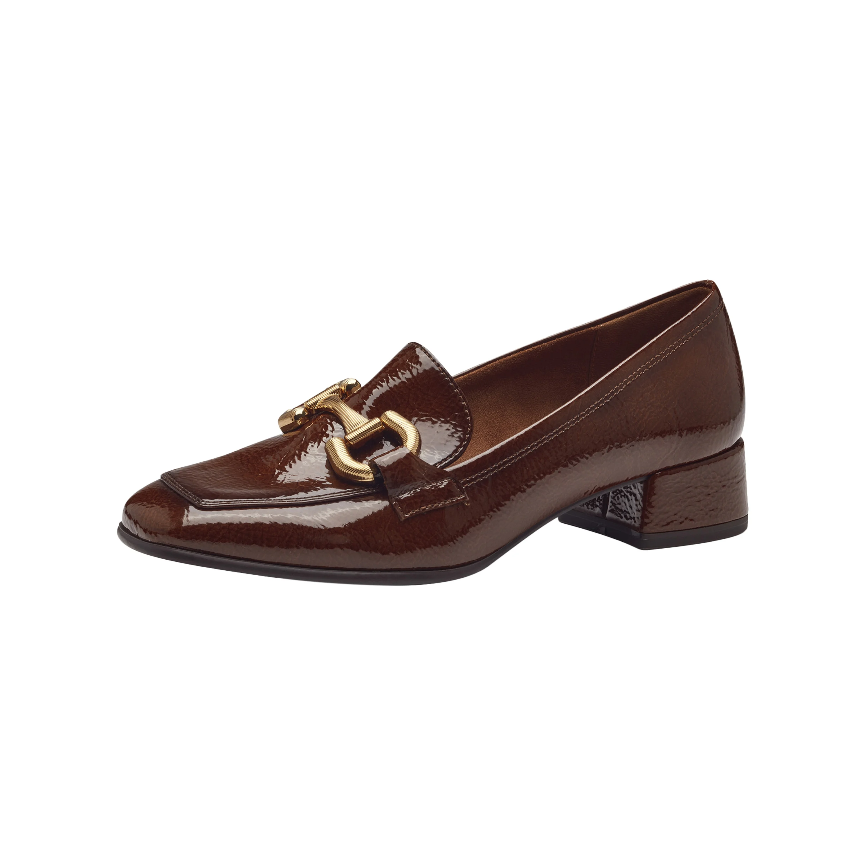 Mocassin à talon | Marron