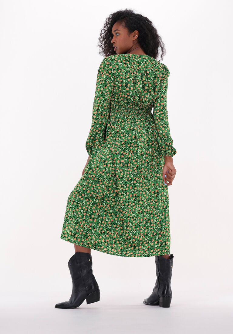 YDENCE groene ydence maxi jurk dress cheryl