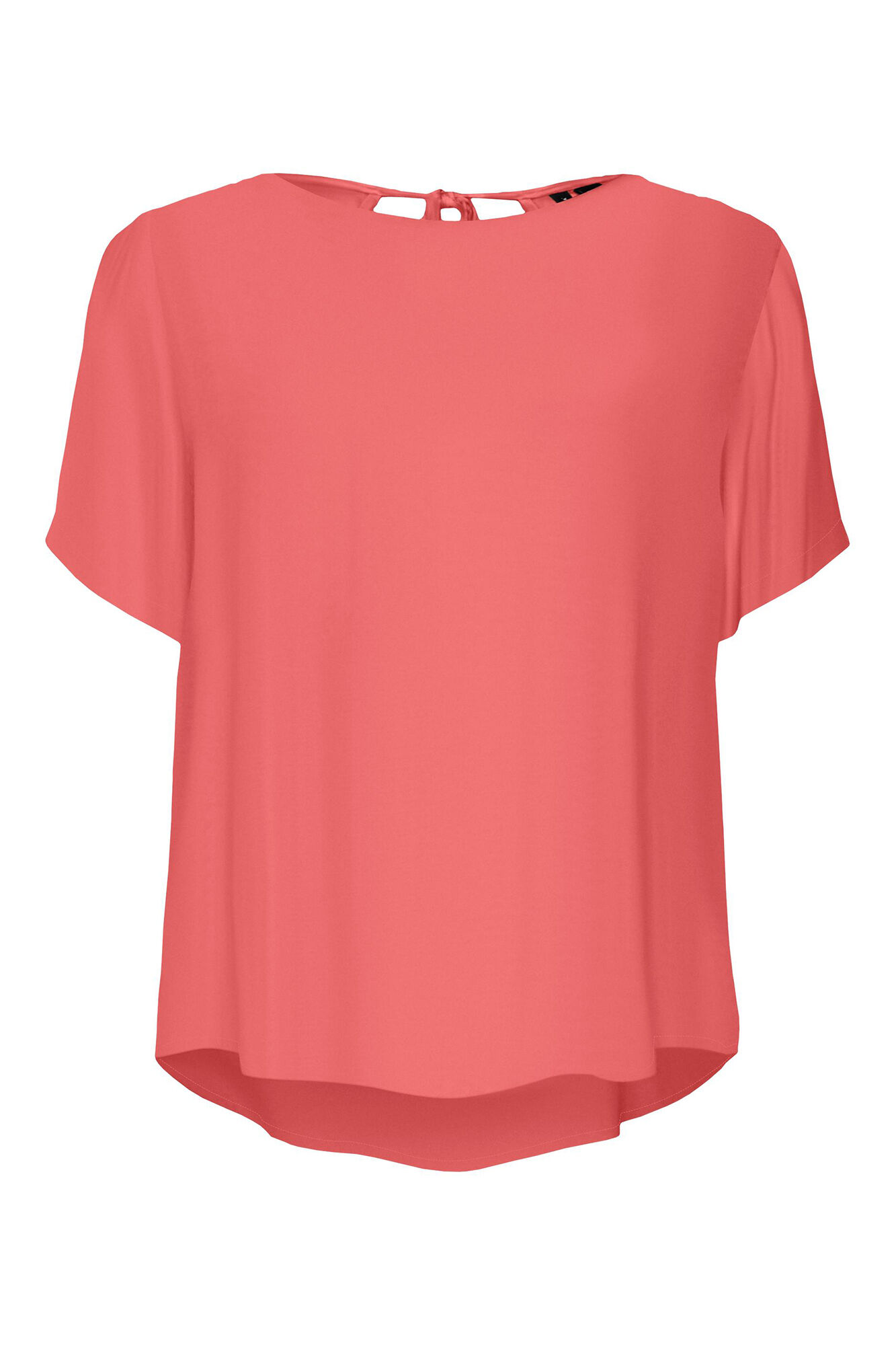 Blusa de manga curta - Vermelha