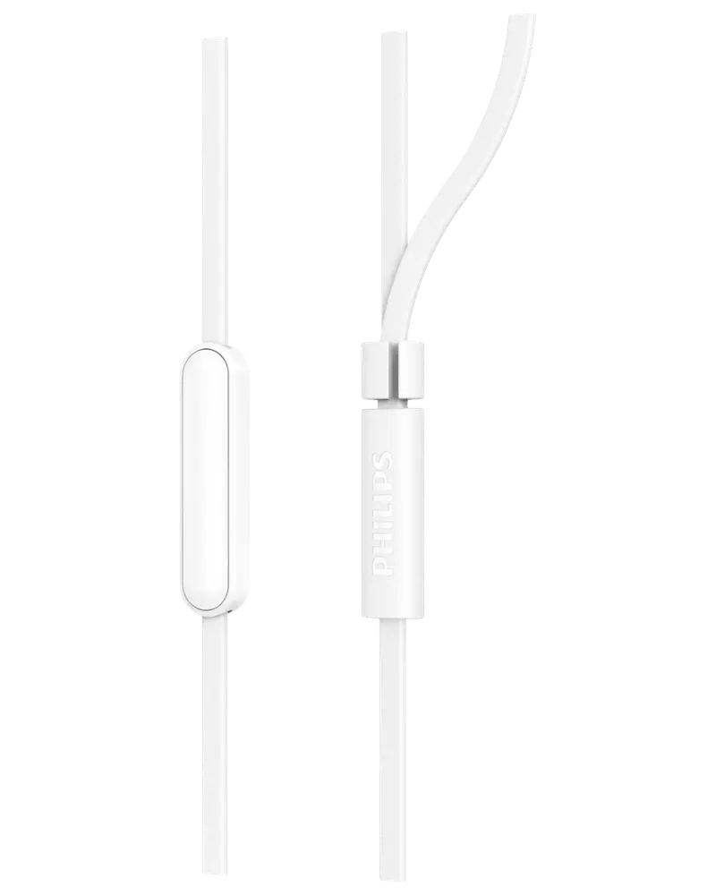 PHILIPS Høretelefon in-ear - hvid