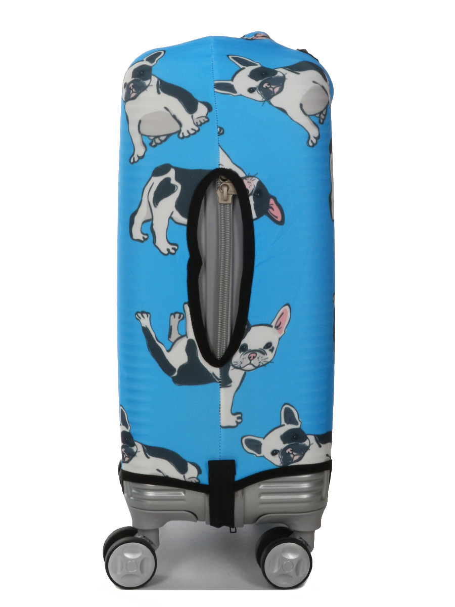 Housse de valise Periea Blue with Dogs S