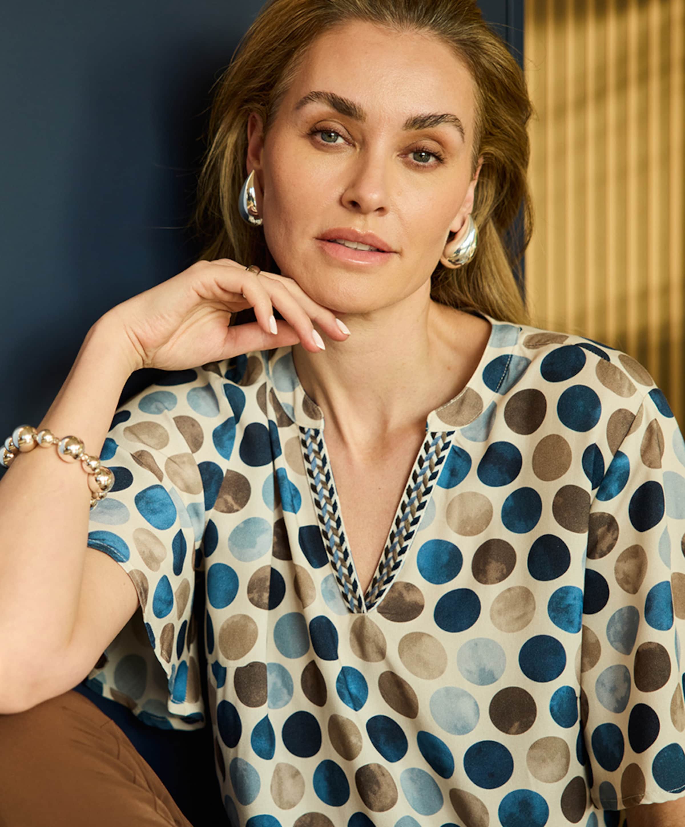 Dreamstar Dames blouse blauw
