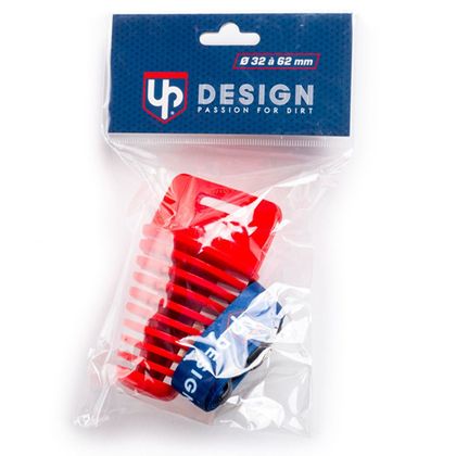 Bouchon d'échappement UP Design (32 x 62mm) avec sangle Universel - Orange