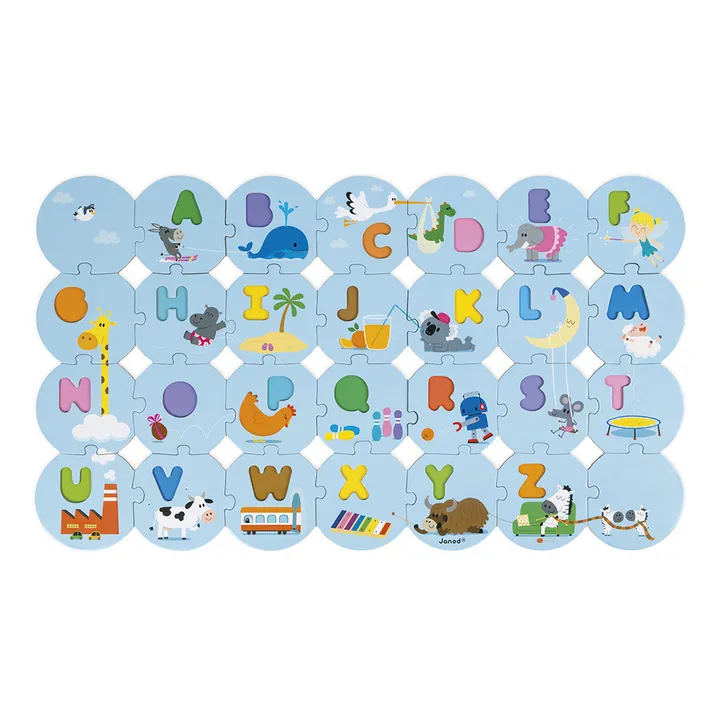 Janod Puzzle J'apprends l'alphabet - 54 pièces