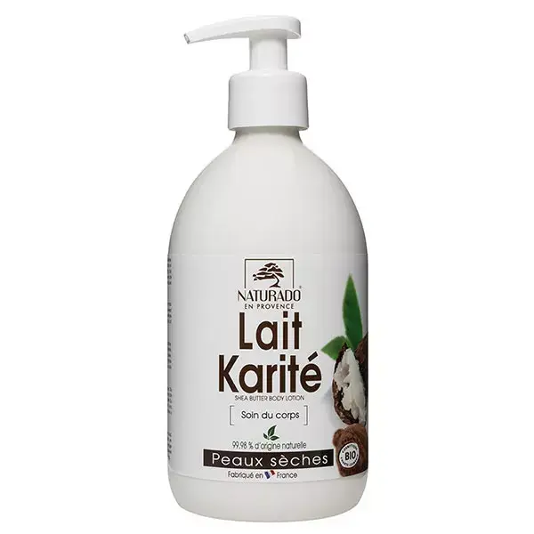 Leite de Manteiga de Karité Nutritivo Orgânico Naturado 500ml