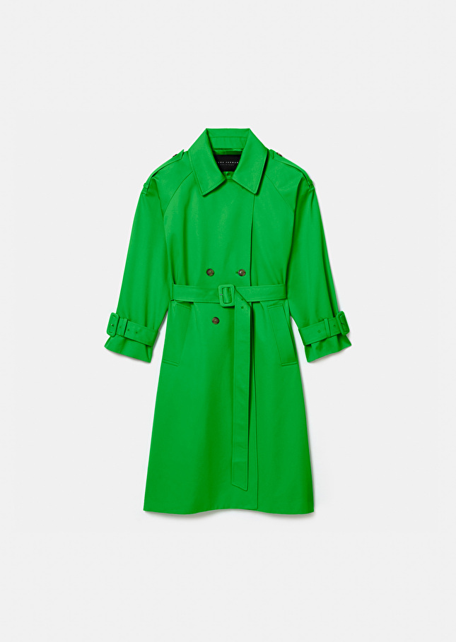 Trench-coat Ivanvert en gabardine de coton