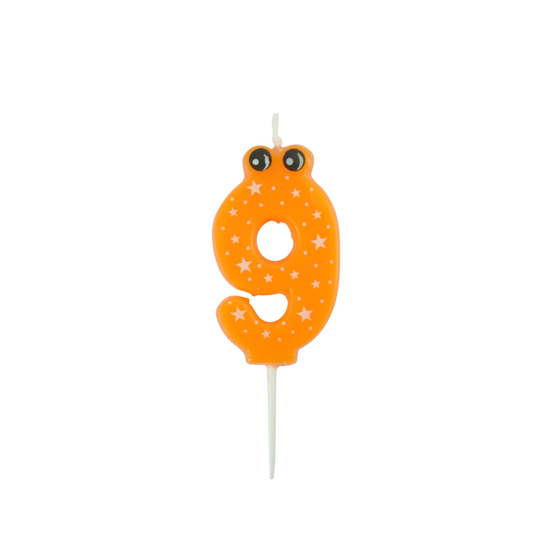 MINI BOUGIE CHIFFRE 9 H.5CM