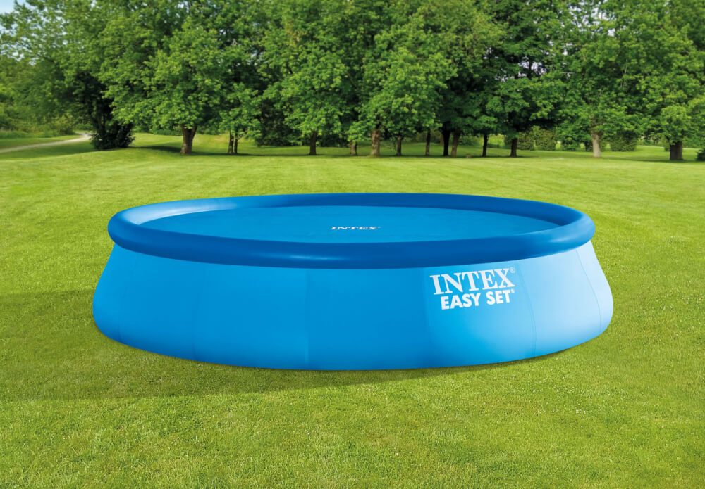 Intex Solarabdeckplane für Easy & Frame Pool # 457cm, Fertigungsmaß: ca. # 448cm