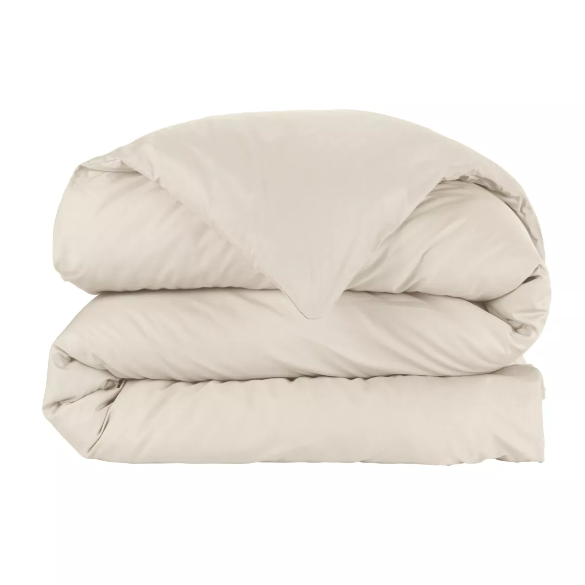 Housse de couette percale de coton (200 x 200 cm) Cali Beige