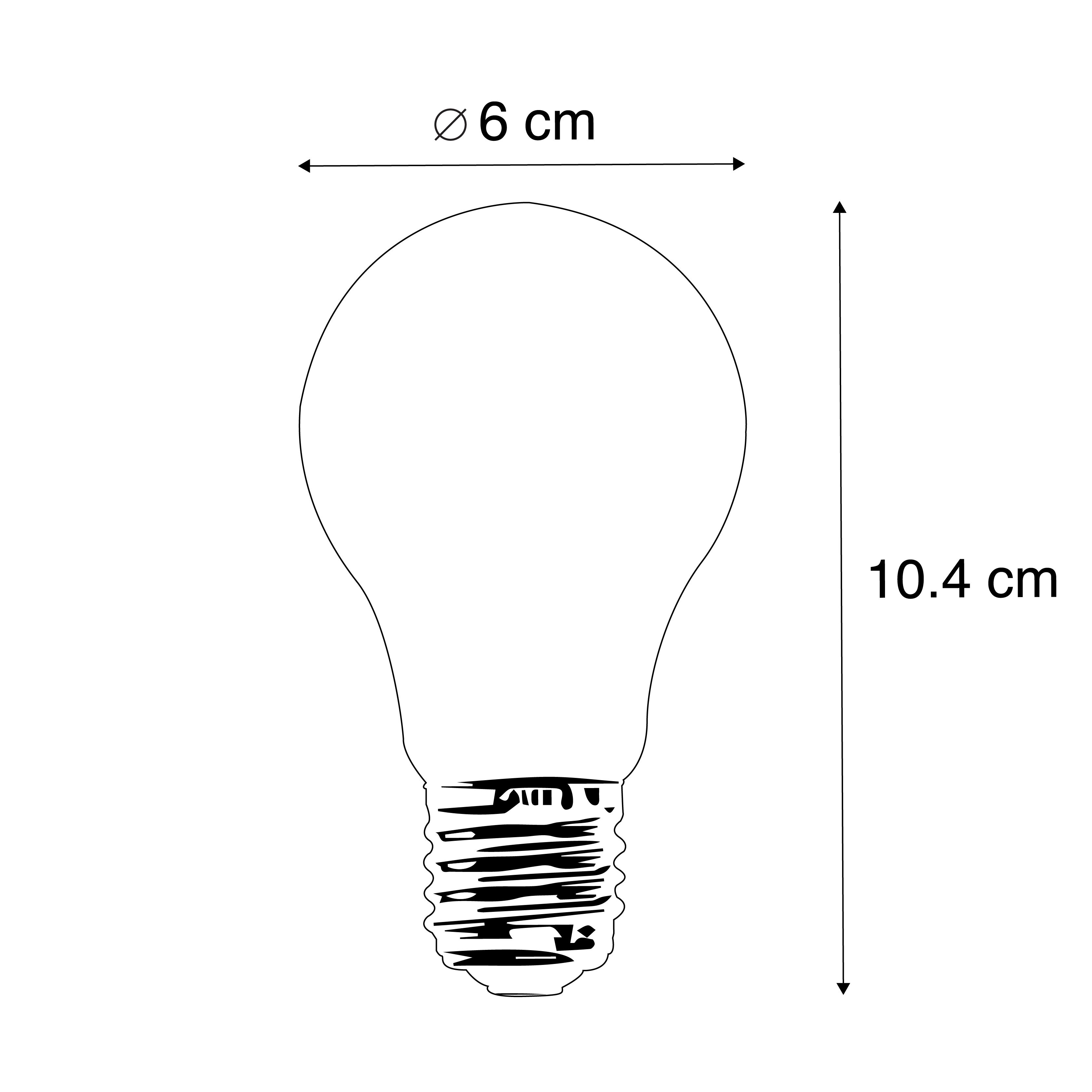 Smart E27 dimbare LED lamp A60 mat 7W 806 lm 2200-4000K