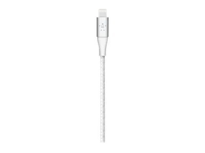 Belkin BoostCharge - Lightning-kabel - 24 pin USB-C han til Lightning han - 2 m - hvid - USB Power Delivery (18 W)