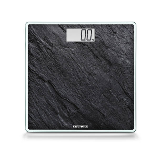 Soehnle personenweegschaal digitaal style sense compact 300 leisteenlook