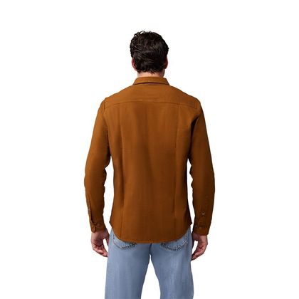 Chemise Fox SOURCE FLANNEL - Marron