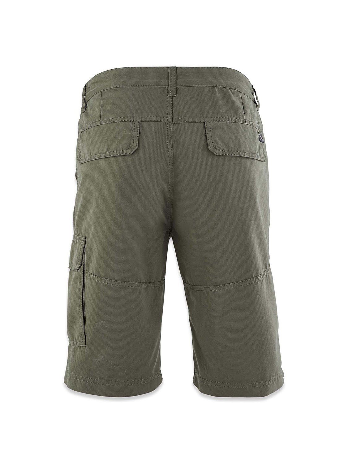 Bermuda Homme Ceinture Semi-Elastiquée Kaki