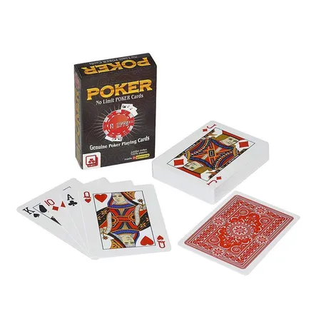 Nürnberger Spielkarten Pokerkarten No 1776 Permium Kunststoff, schwarz