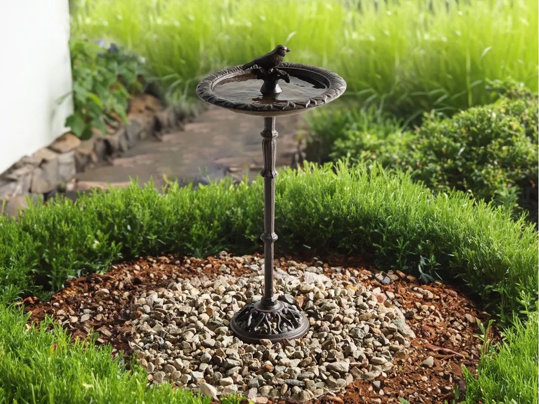 Mangeoir pour oiseaux marron SWALLOW