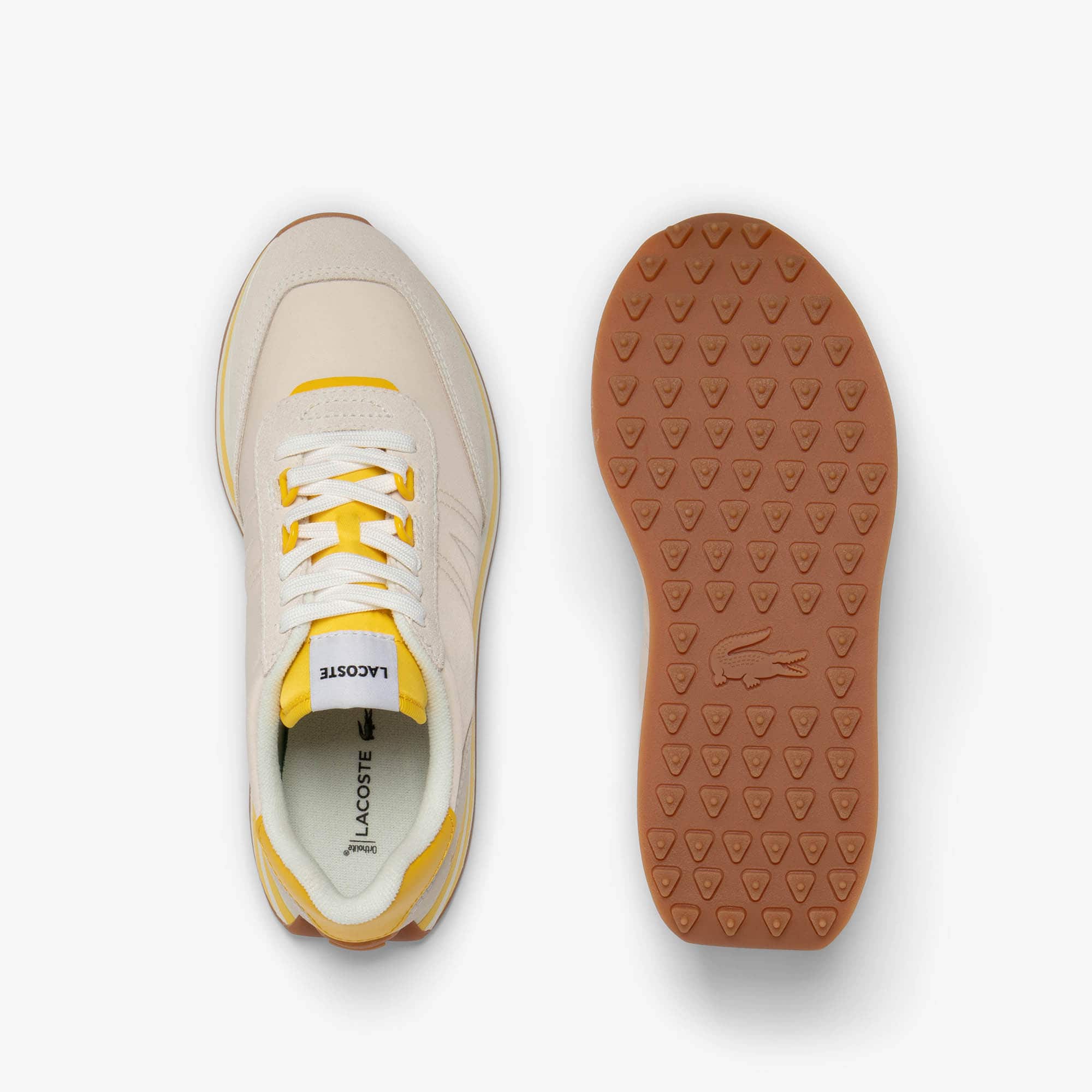 Sneakers L-Spin femme en cuir et textile Sneakers - Blanc - Lacoste - Femme