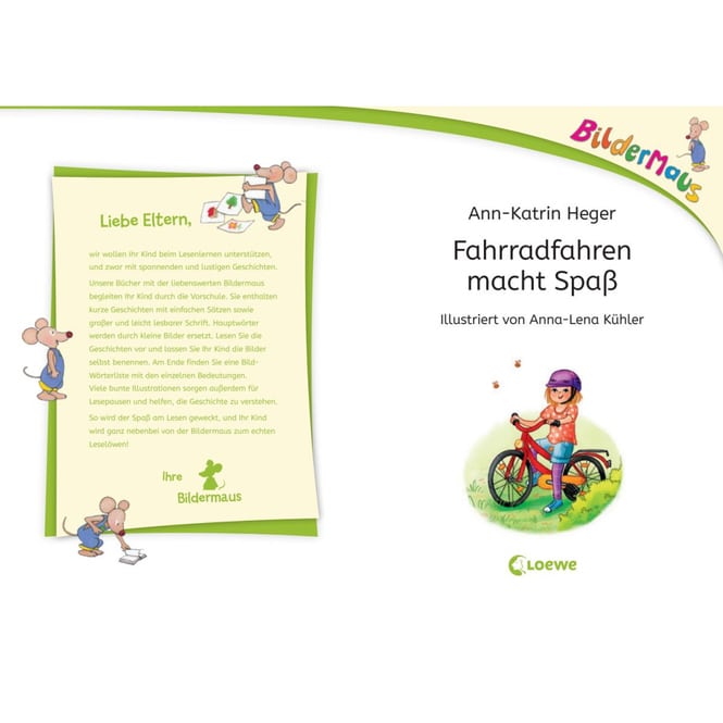 Bildermaus - Fahrradfahren macht Spaß