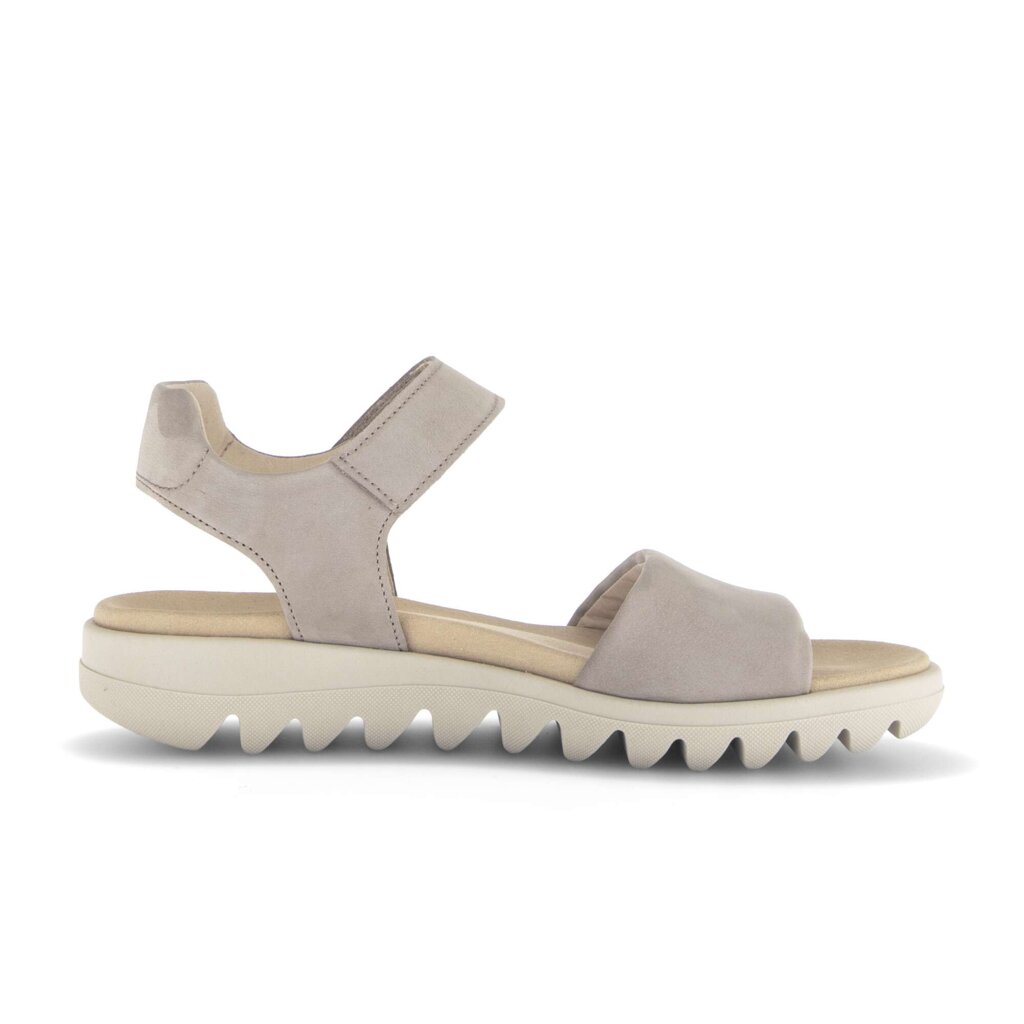 Sandal met riempjes grijs