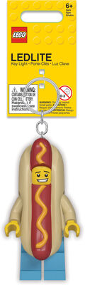 LEGO Iconic Hot Dog Man Nøkkelring med LED-lys