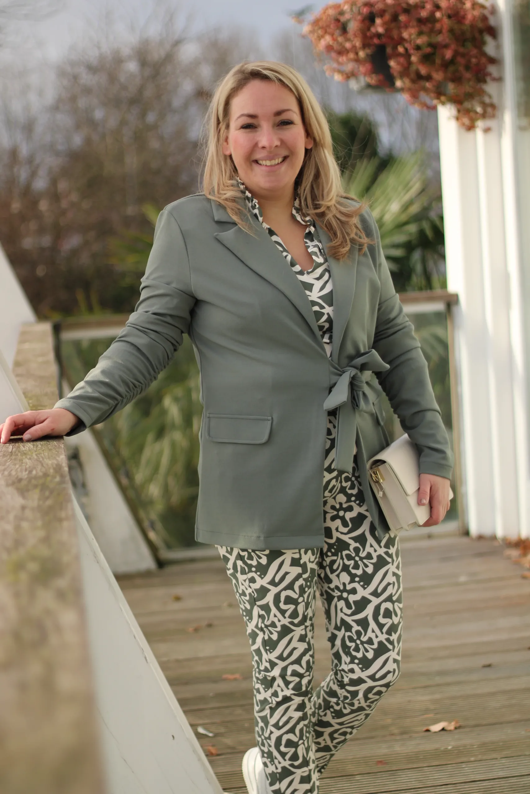 Zoso - Donna Crepe Blazer - Green