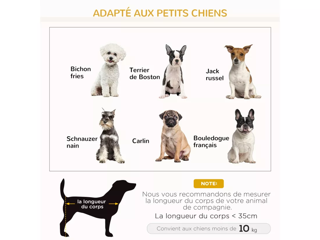 Canapé chien lit pour chien design scandinave déhoussable dim. 75L x 55l x 39H cm pieds bois tissu polyester gris