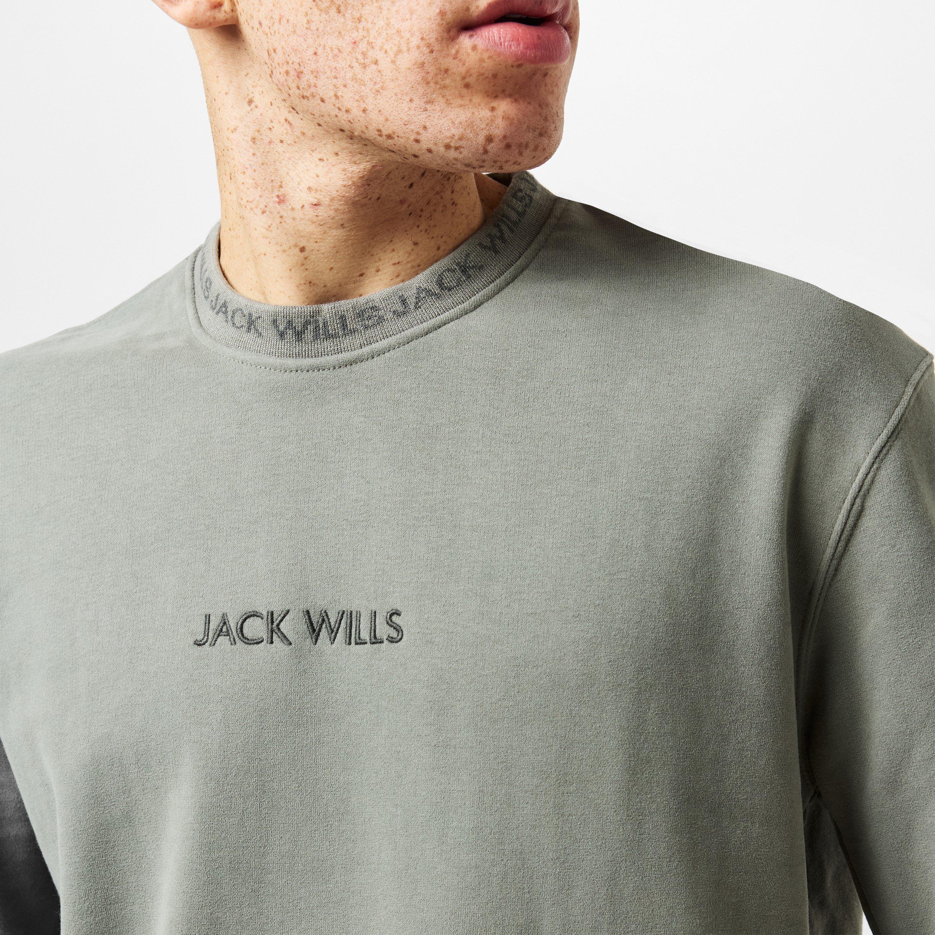 Jack Wills JW Jacquard Crew Sweatshirt