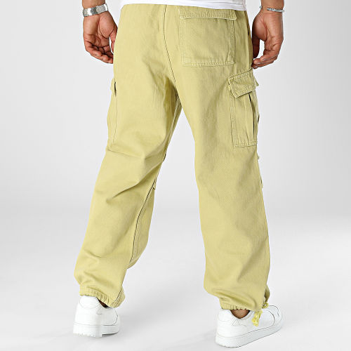 Pantalon Cargo Jean Vert Clair
