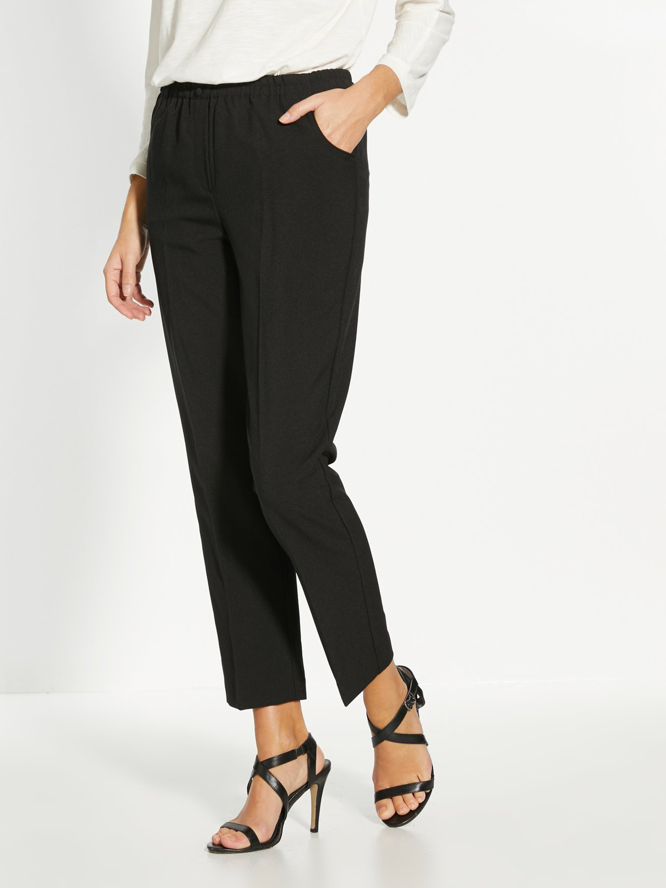 Pantalon élastiqué entrejambe 69cm