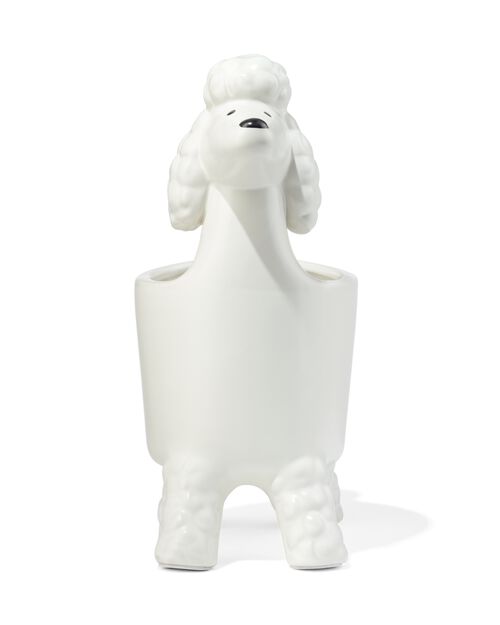 pot de fleurs caniche 19 x 15 x 33 cm