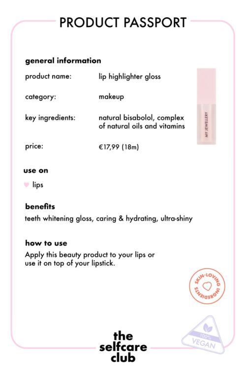 Lip highlighter gloss