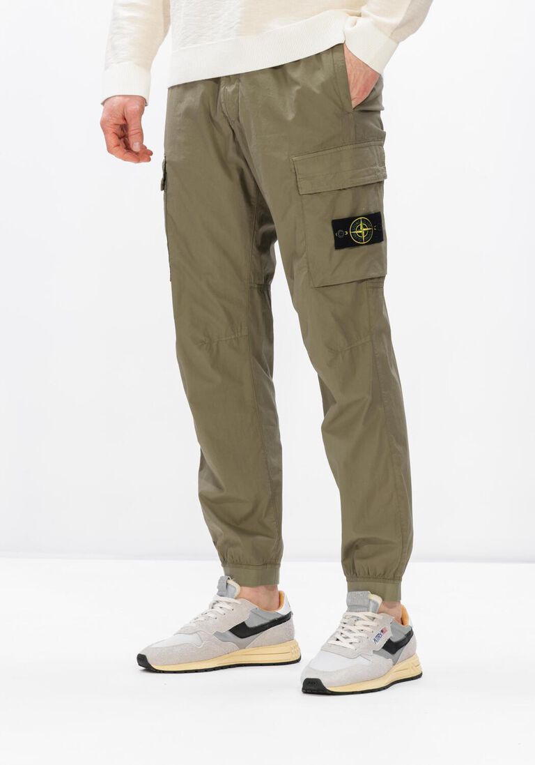 groene stone island cargobroeken trousers s0003