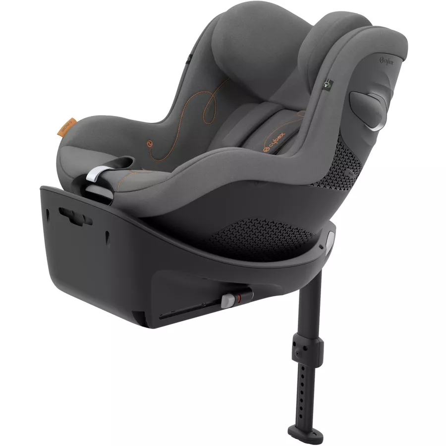 cybex GOLD Kindersitz Set Reboarder Sirona G inklusive Babyschale Cloud G inklusive Basisstation Base G Lava Grey