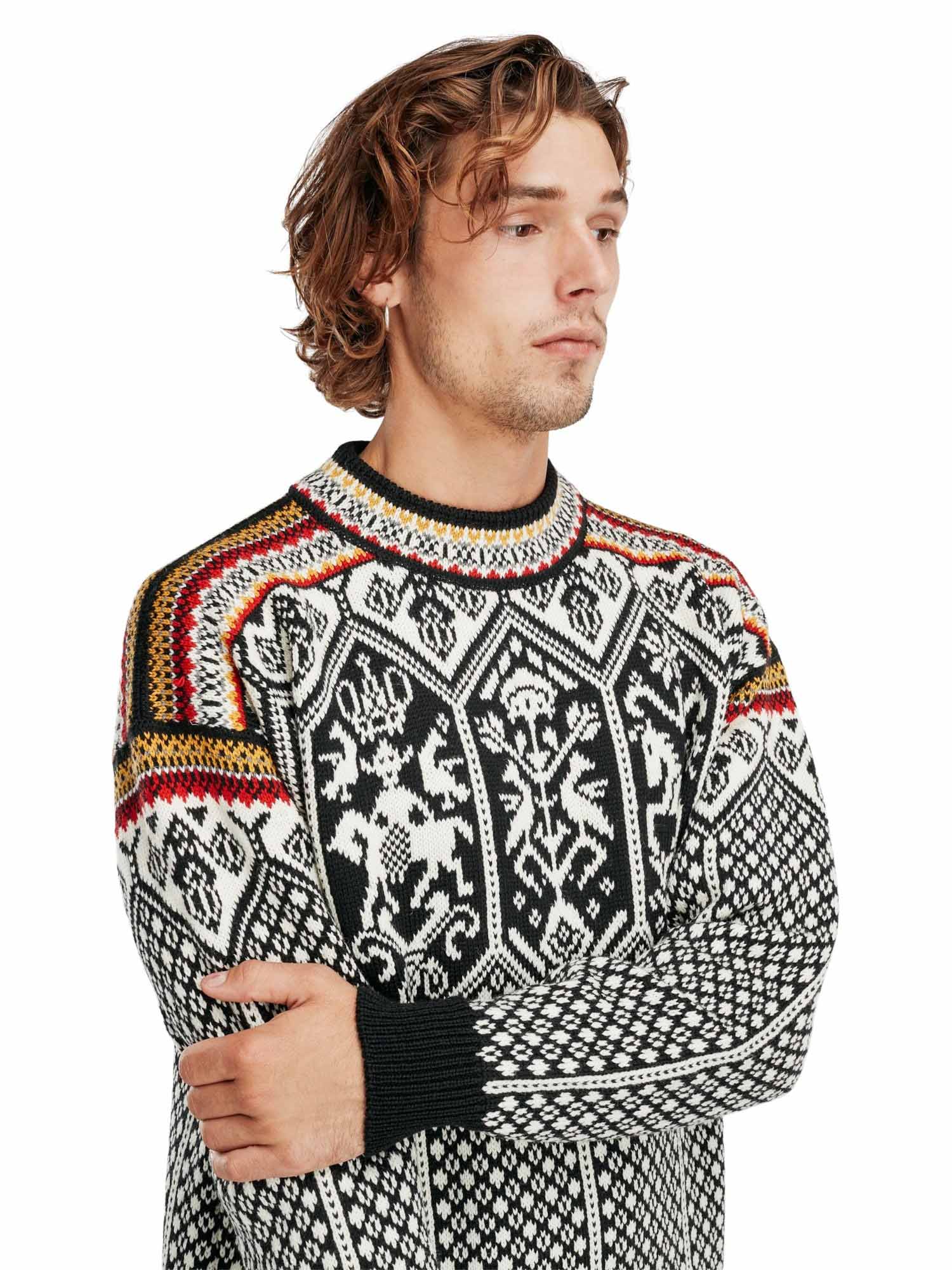 1994 Sweater Herre Black/Mustard/Offwhite