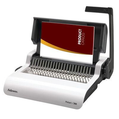 Fellowes Pulsar +300 - machine à relier / relieuse perforeuse manuelle - perfore 20 feuilles - relie 300f