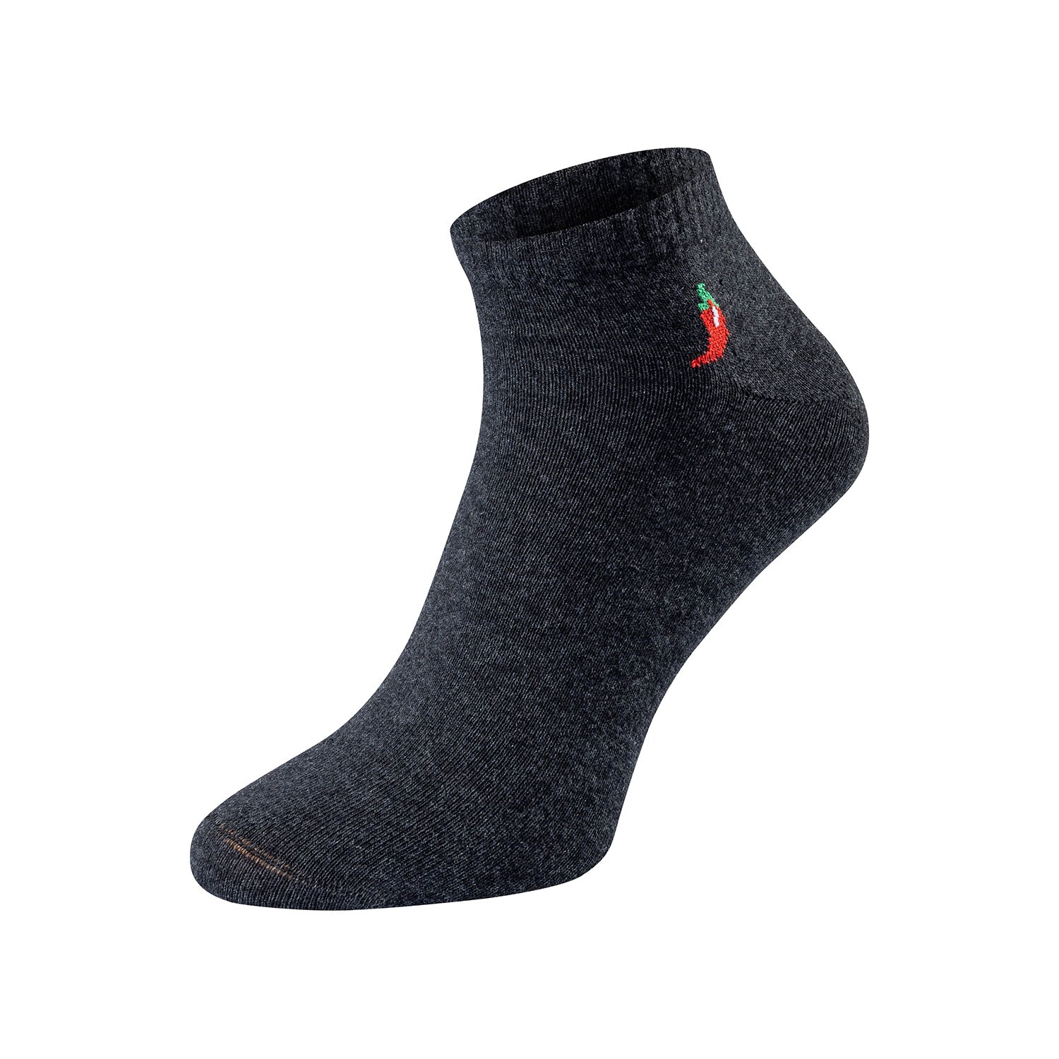 ChiliLifestyle Quarter Dark Socken, 3 Paar, für Damen und Herren