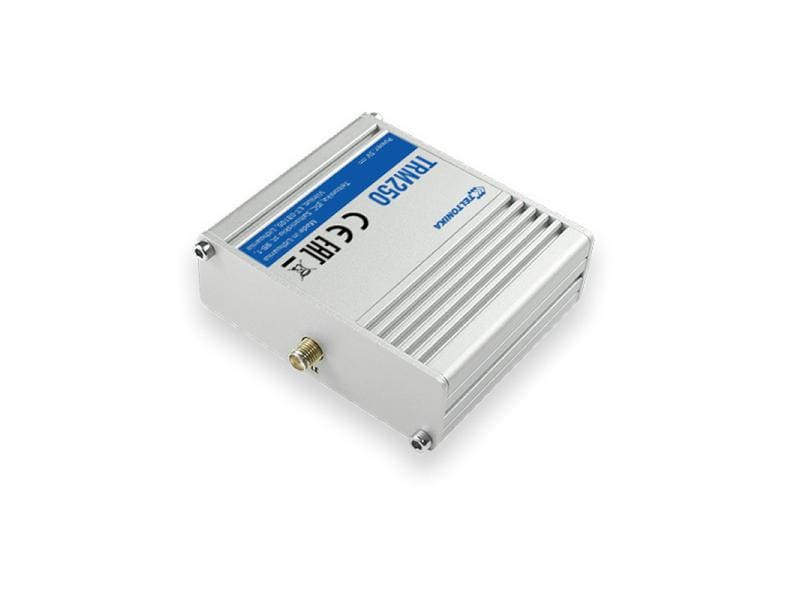 Teltonika LTE-Industriemodem TRM250, NB-Cat.M1-LTE, USB TRM250 ist ein Industrial Cellular-Modem mit mehreren LPWAN-Konnektivitätsoptionen. Es verfügt über NB -IoT, LTE Cat-M1 und ist abwärtskompatibel mit EGPRS (2G). Das Gerät wir direkt über USB am