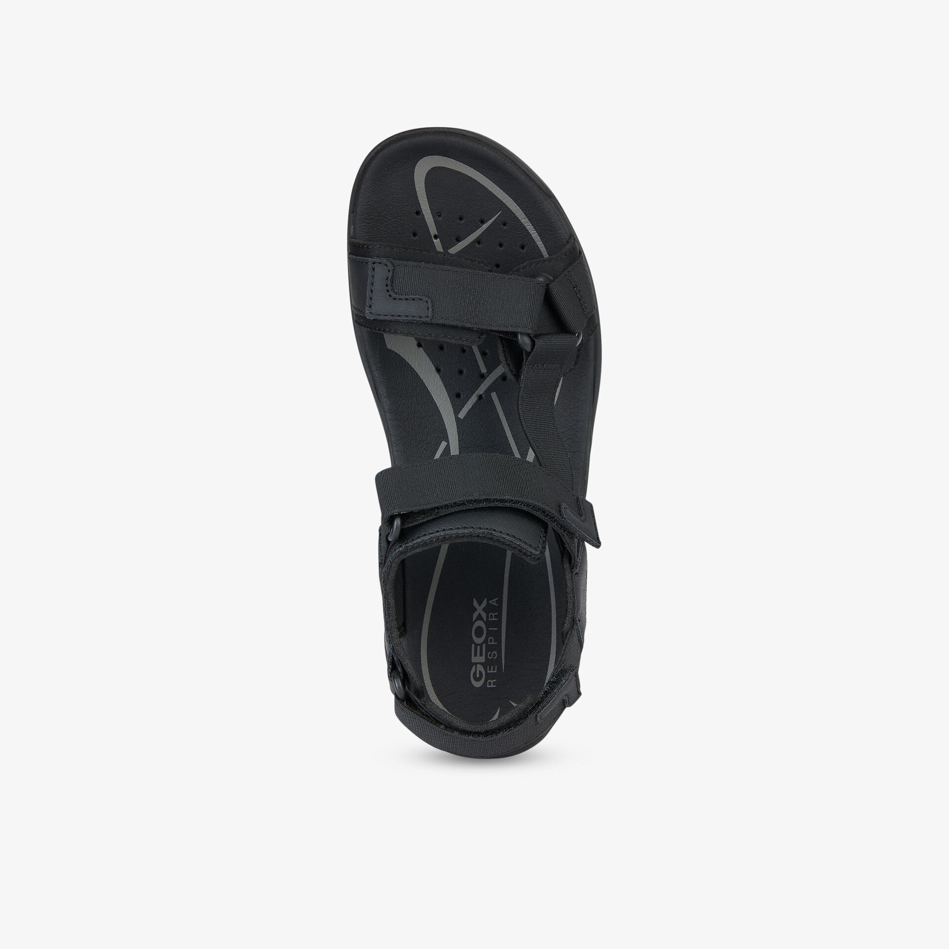 GEOX U TERRENO Herren Sandalen schwarz