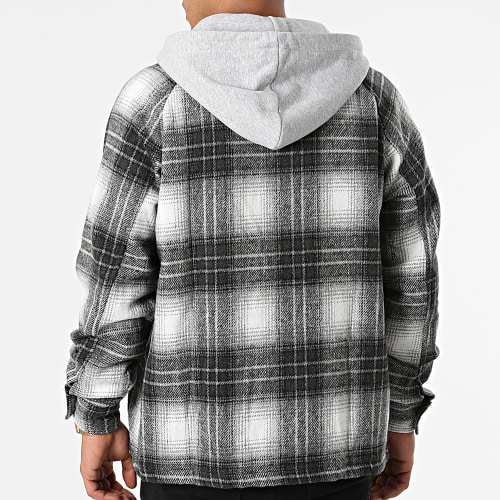 Surchemise Carreaux Gris Blanc