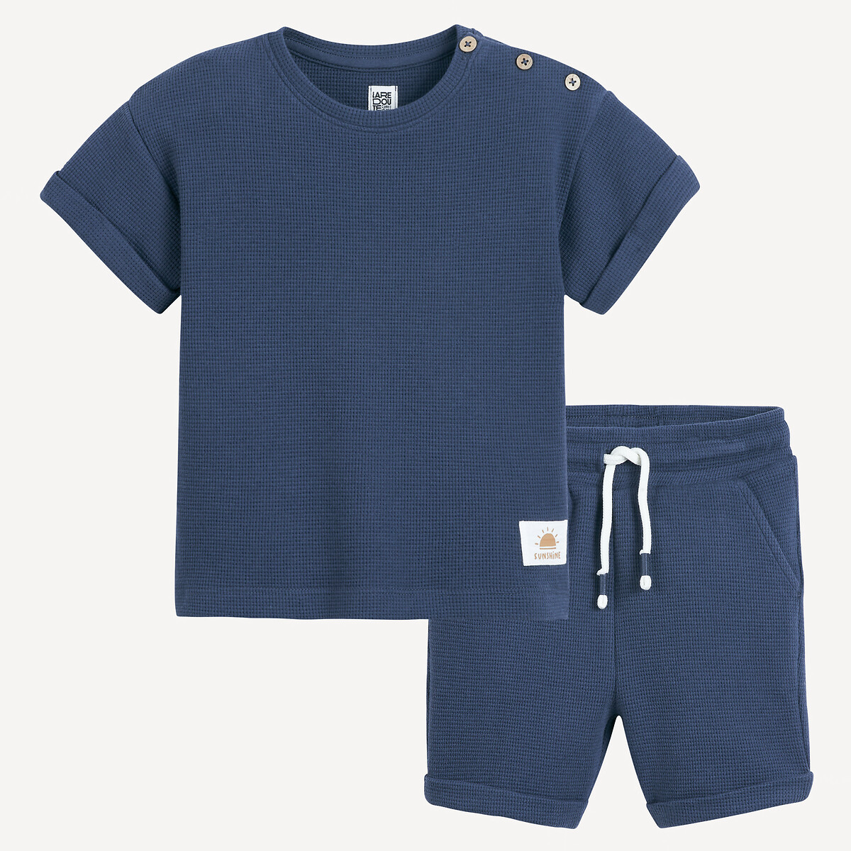 COLEÇÃO LA REDOUTE<br>Conjunto de camiseta e shorts