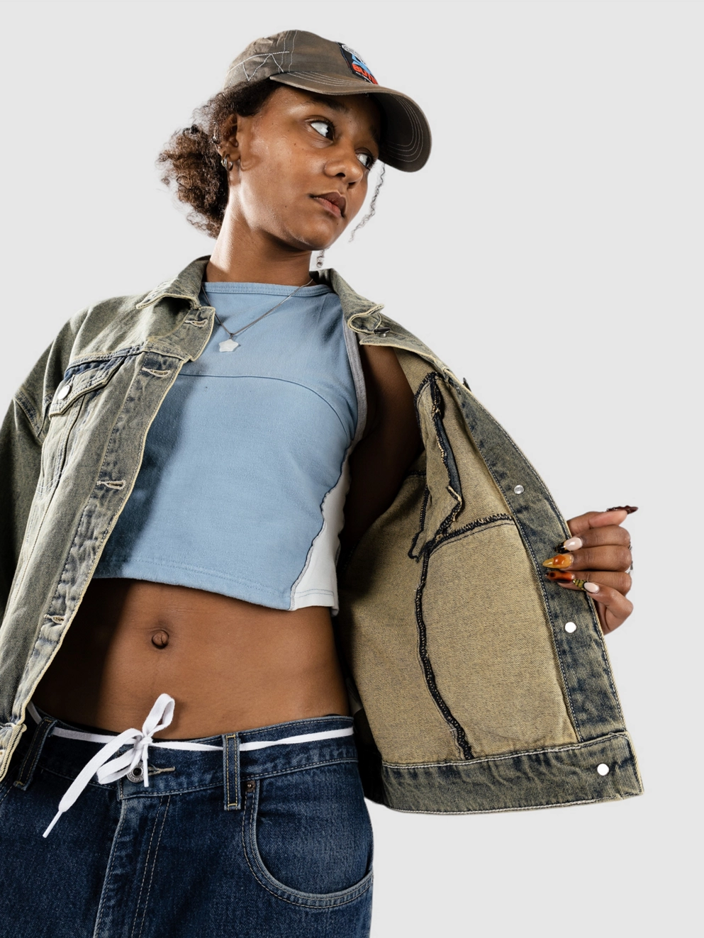Empyre Trucker Denim Jacket washed