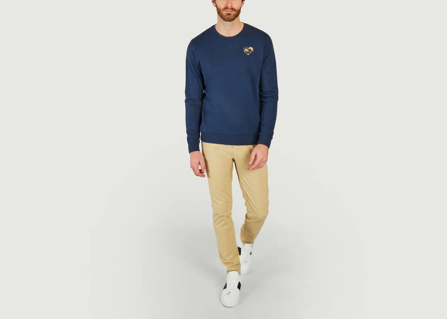 Sweatshirt Coeur Océan Cuisse de Grenouille