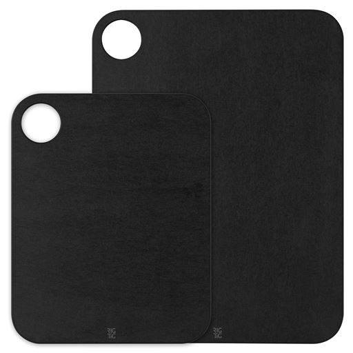 RIG-TIG by Stelton Cut-It Skærebræt, Sort, 18,7x23,5 cm