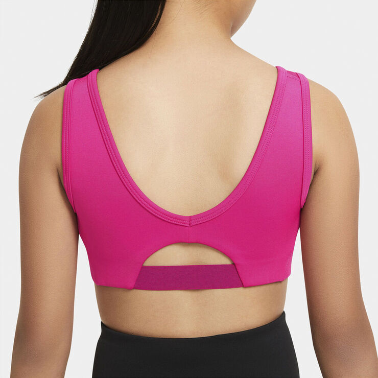 Nike Swoosh luxe sports bh Pink