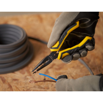 Stanley dynagrip telefoontang recht 200mm