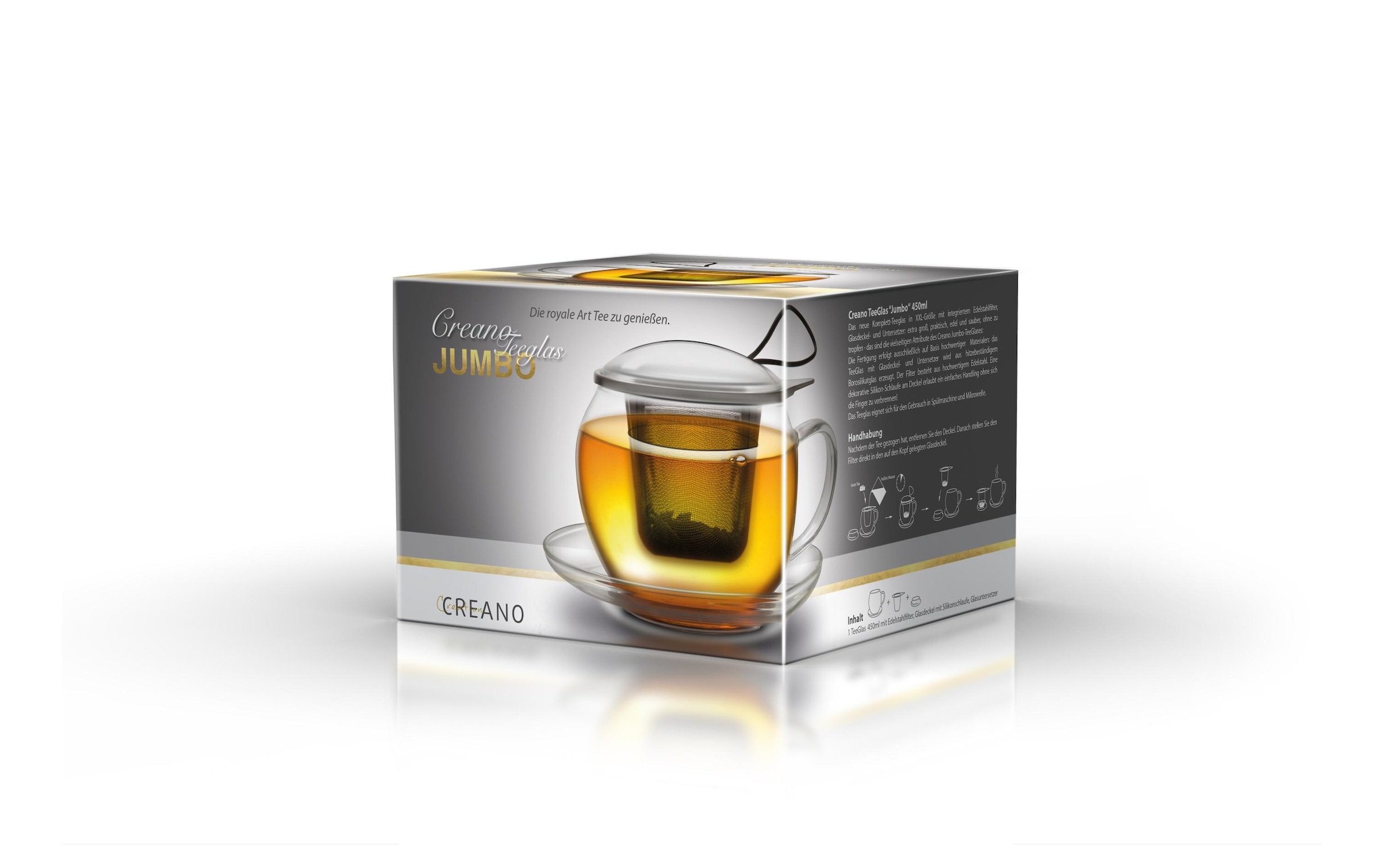 Creano Teeglas »Jumbo 445 ml«