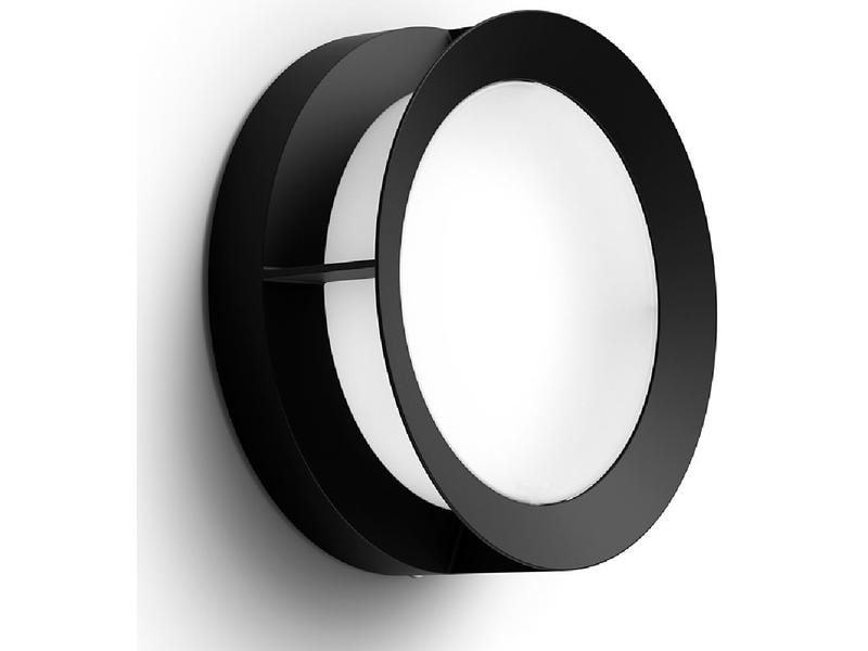 Philips Wandleuchte Actea, 12 W, 1200 lm, 2700 K, Schwarz MyGarden LED-Leuchte für den Aussenbereich