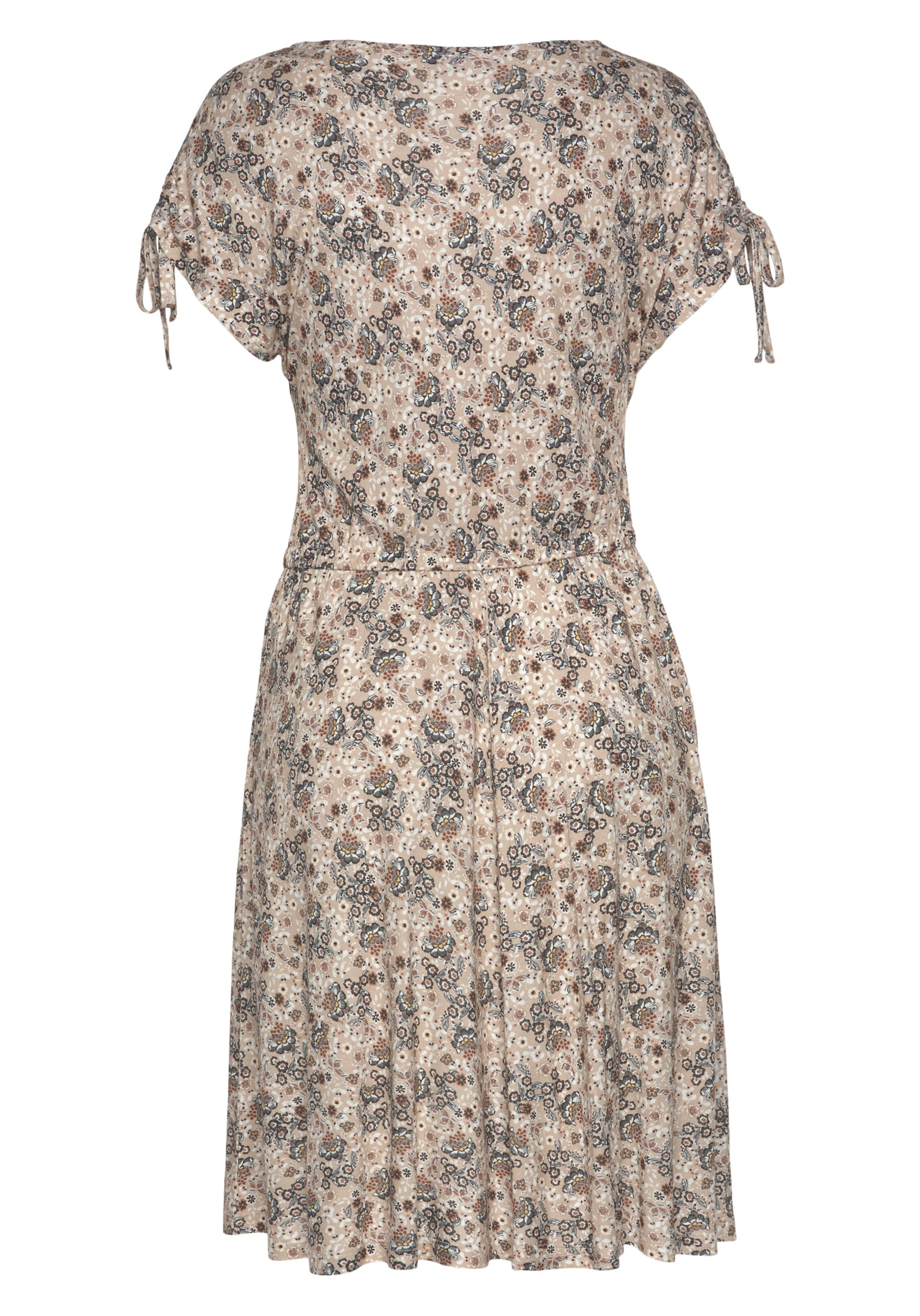 Vivance Jerseykleid in beige-bedruckt
