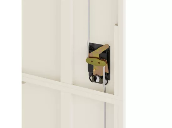 Classeur blanc 105x40x180 cm acier